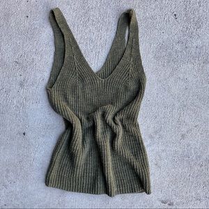 Madewell | Lusty Chartreuse Knit Top | $15